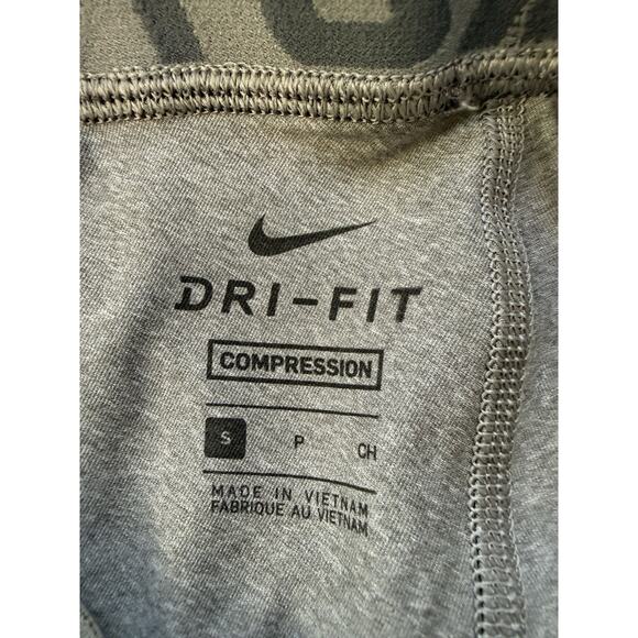 nike Pro dri fit compression pants Small Leggings Athletic Stretch Gray Men’s - Picture 4 of 8